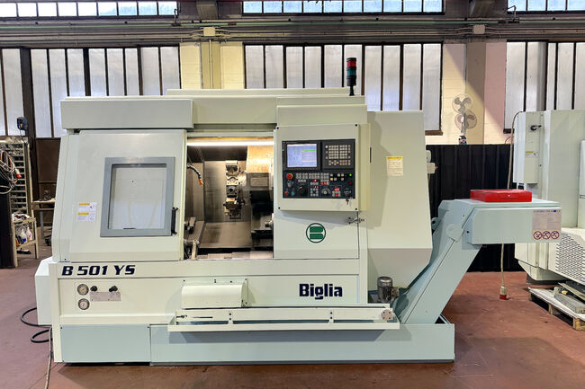 Wiederverkauf Drehbänken CNC BIGLIA B 501 YS gebraucht
