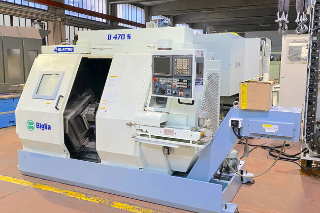 Wiederverkauf Drehbänken CNC BIGLIA B470S gebraucht