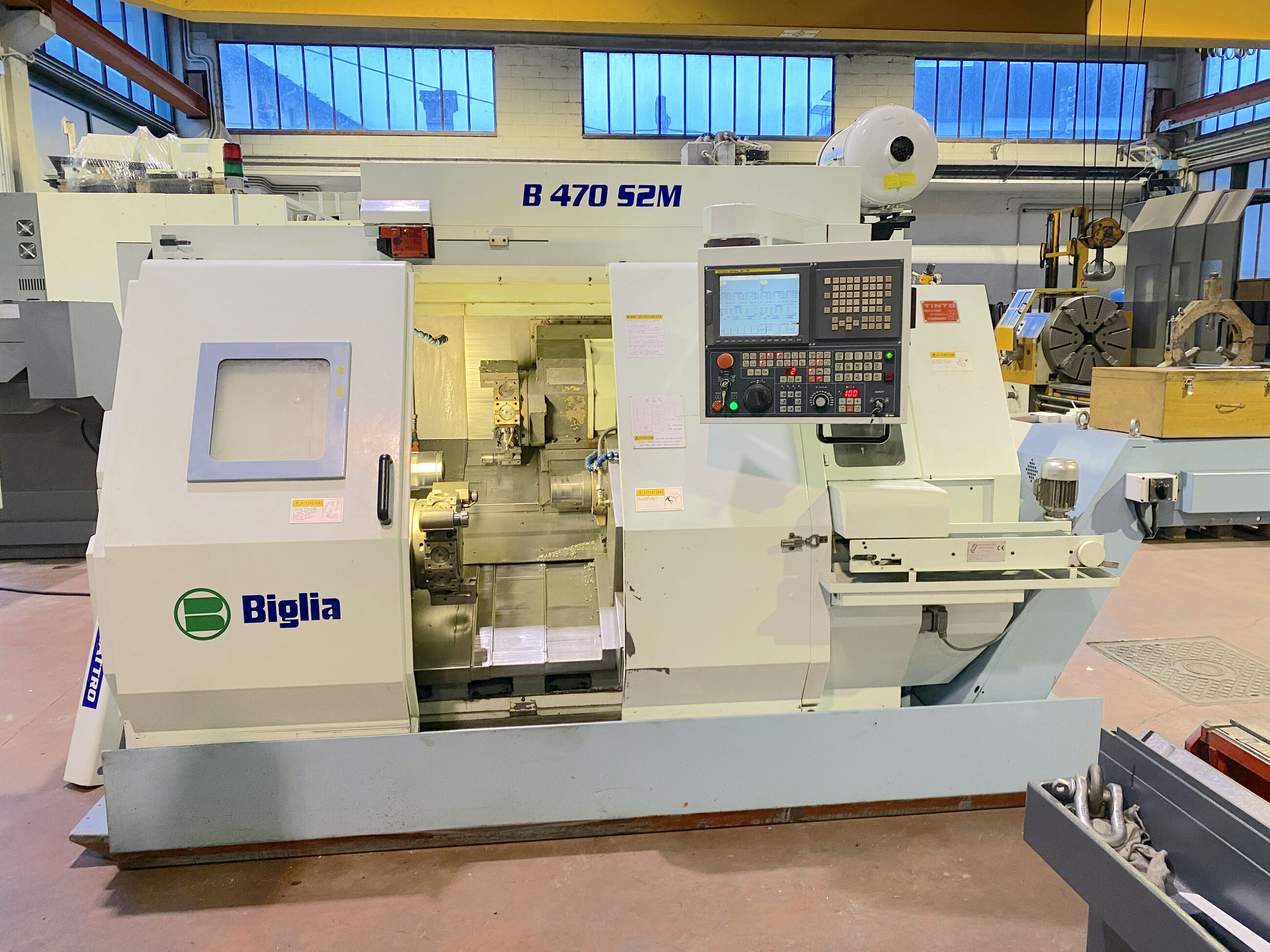 Wiederverkauf Drehbänken CNC BIGLIA B470 S2M gebraucht