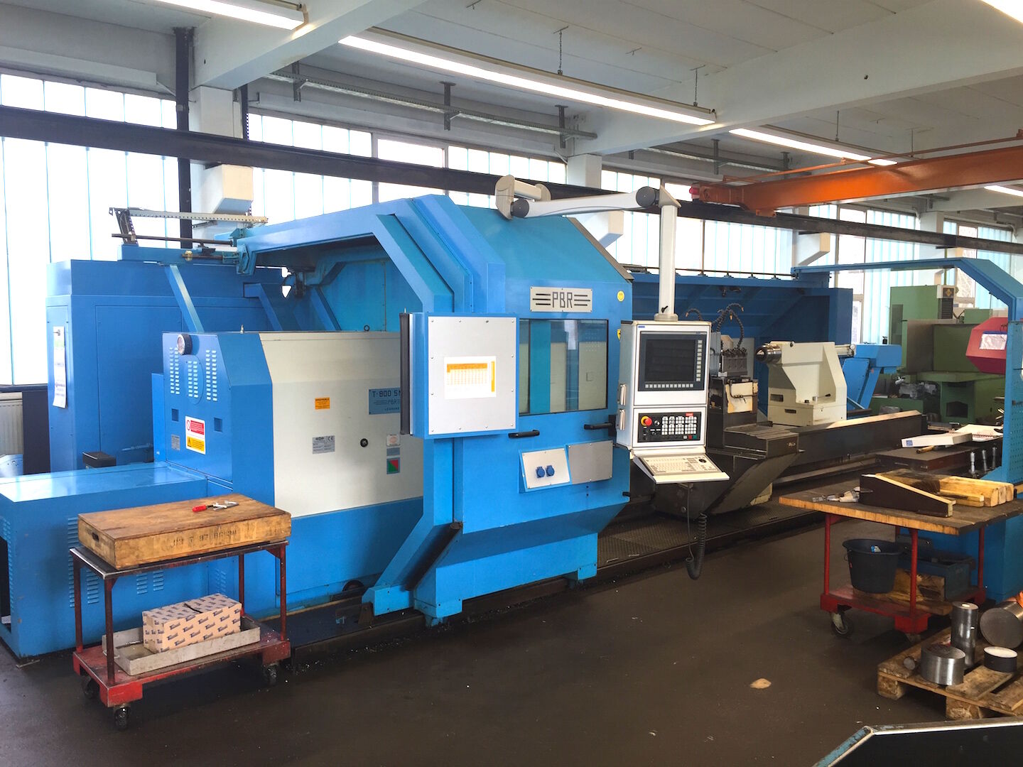 Wiederverkauf Drehbänken CNC PBR T800 SNC 800x6000mm gebraucht