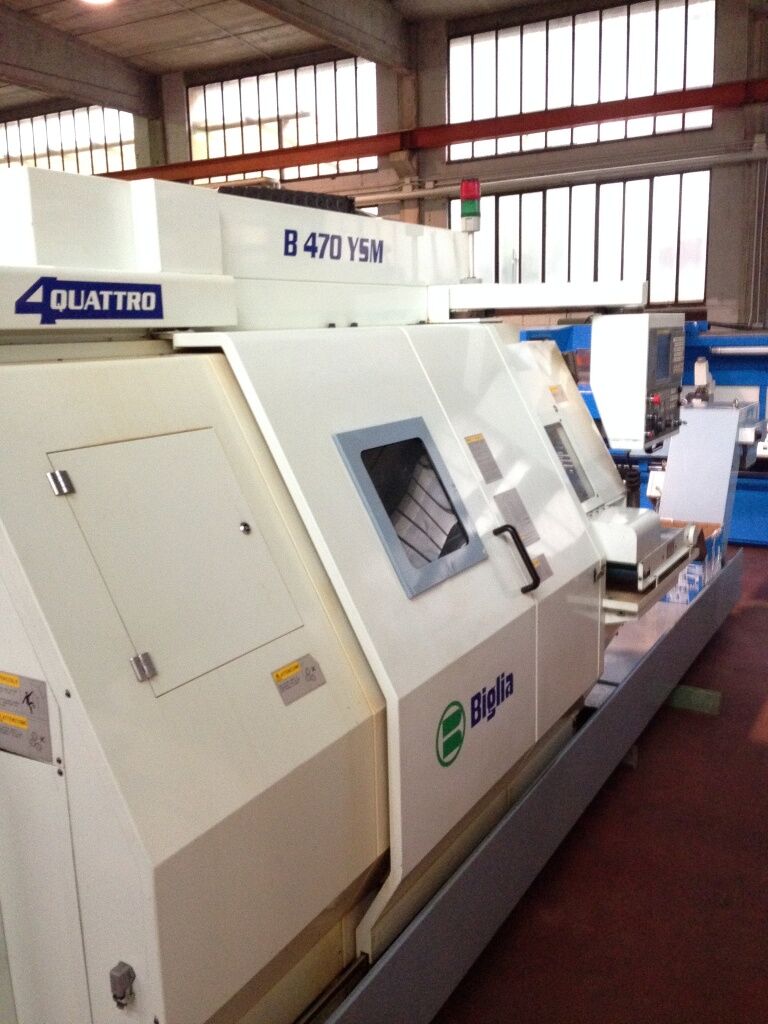 Wiederverkauf Drehbänken CNC BIGLIA B 470 YSM Quattro gebraucht