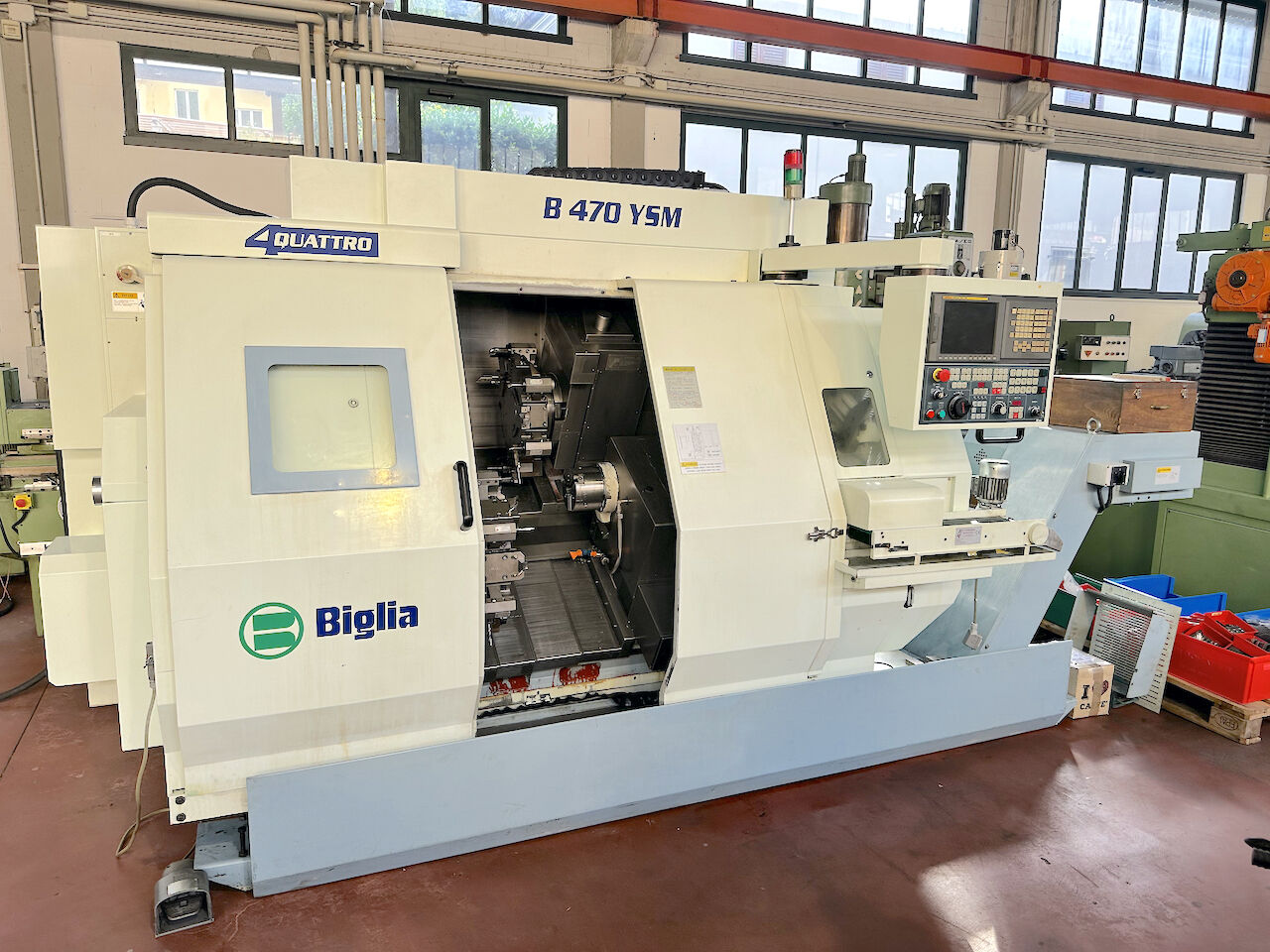 Wiederverkauf Drehbänken CNC BIGLIA B470 YSM gebraucht
