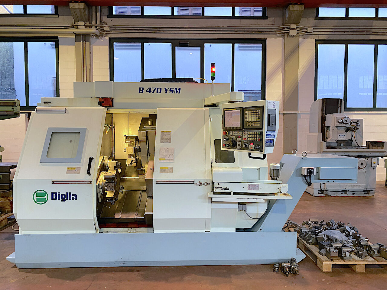 Wiederverkauf Drehbänken CNC BIGLIA B470YSM gebraucht