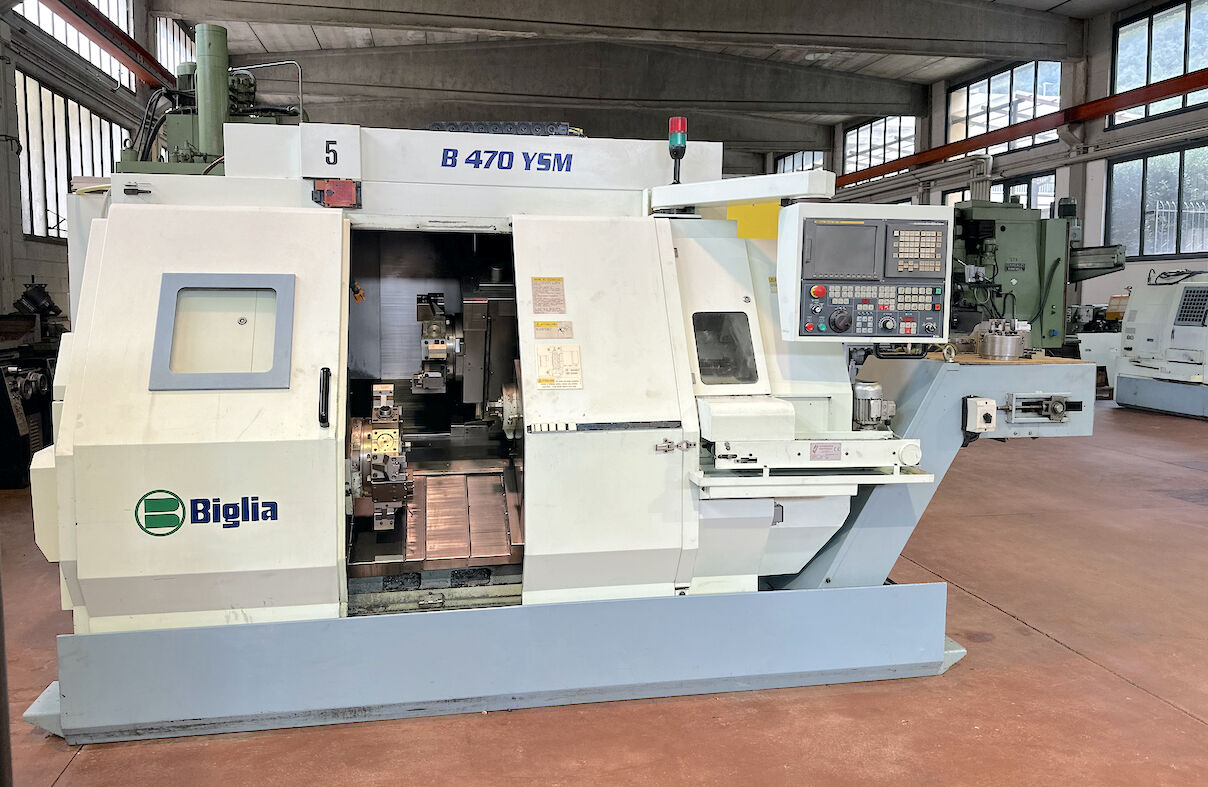 Wiederverkauf Drehbänken CNC BIGLIA B470YSM gebraucht